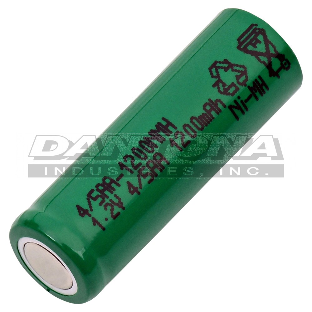 4-5aa-1200nm|4-5aa-1200nm|4-5aa-1200nm-2 1.2V Flat Top|1.2V Flat Top (Bulk)|Battery|Tech Cells