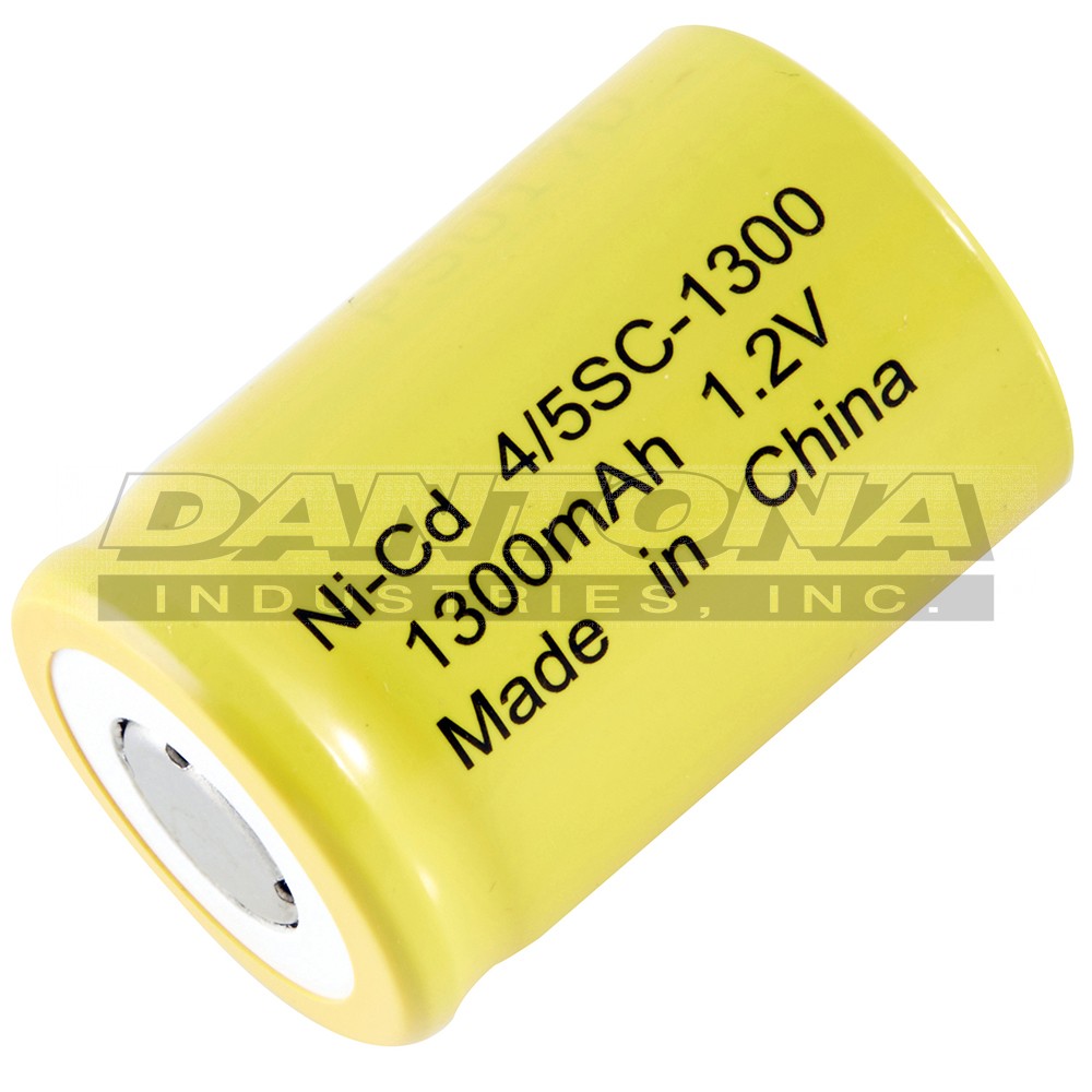 4-5sc-1300|4-5sc-1300|4-5sc-1300-2 1.2V Flat Top|1.2V Flat Top (Bulk)|Battery|Tech Cells