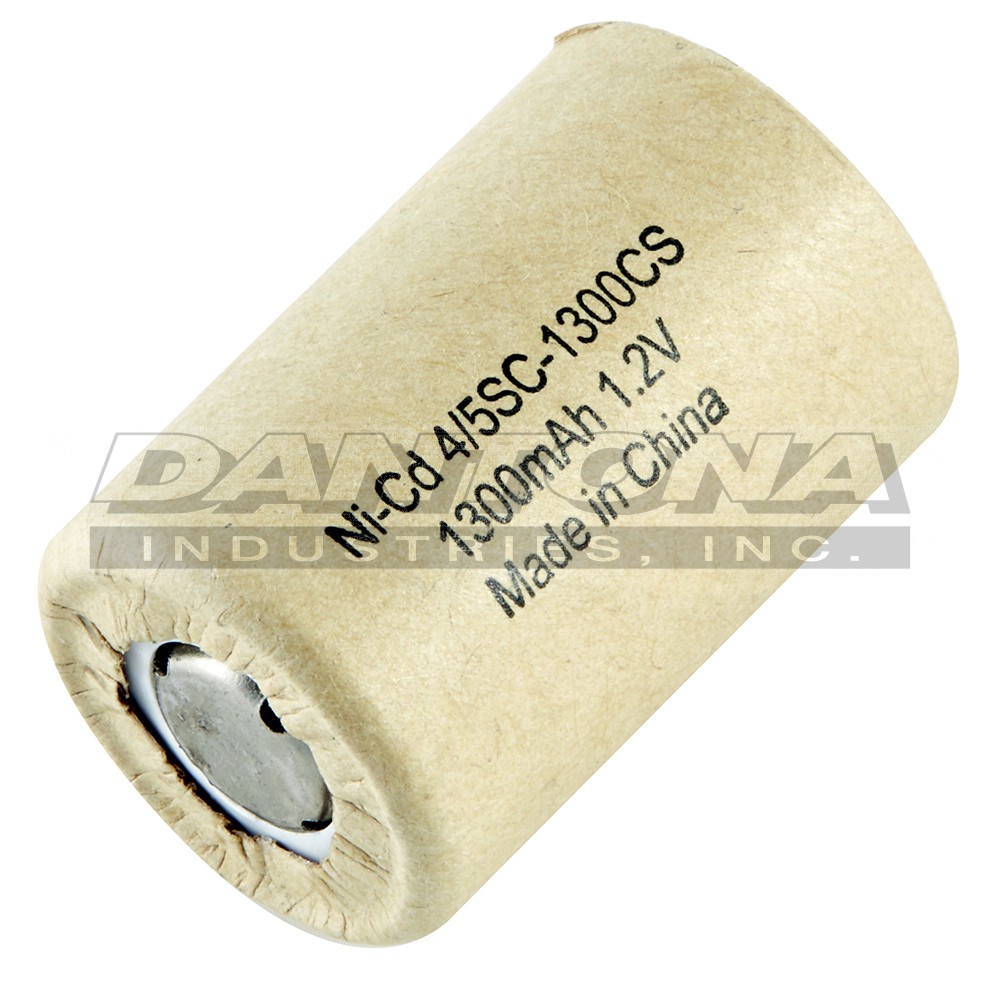 4-5sc-1300cs|4-5sc-1300cs|4-5sc-1300cs-2 1.2V Flat Top|1.2V Flat Top (Bulk)|Battery|Tech Cells