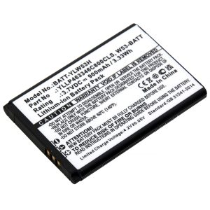 batt-ylw53h Cordless Phone