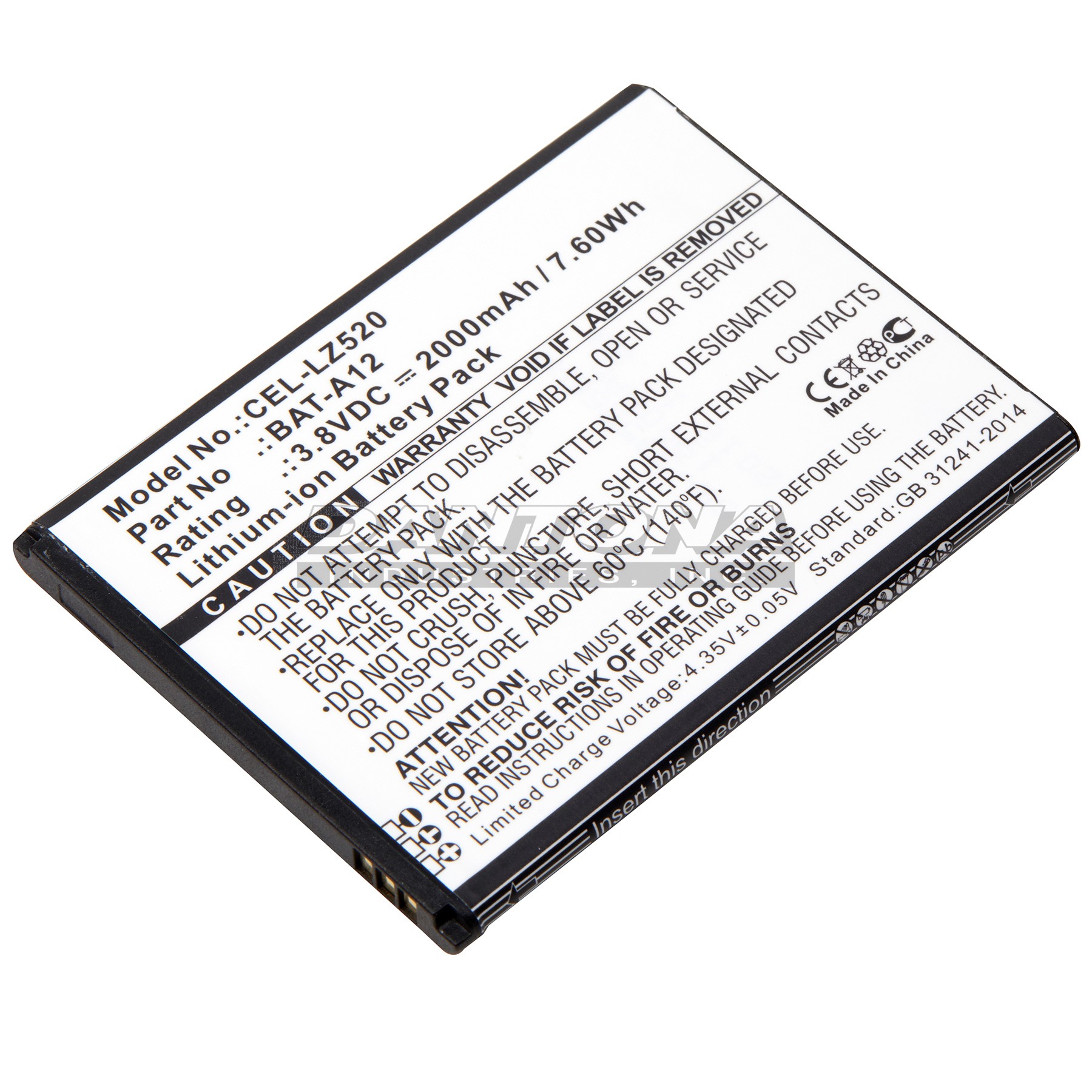 cel-lz520|cel-lz520|cel-lz520-2 Battery