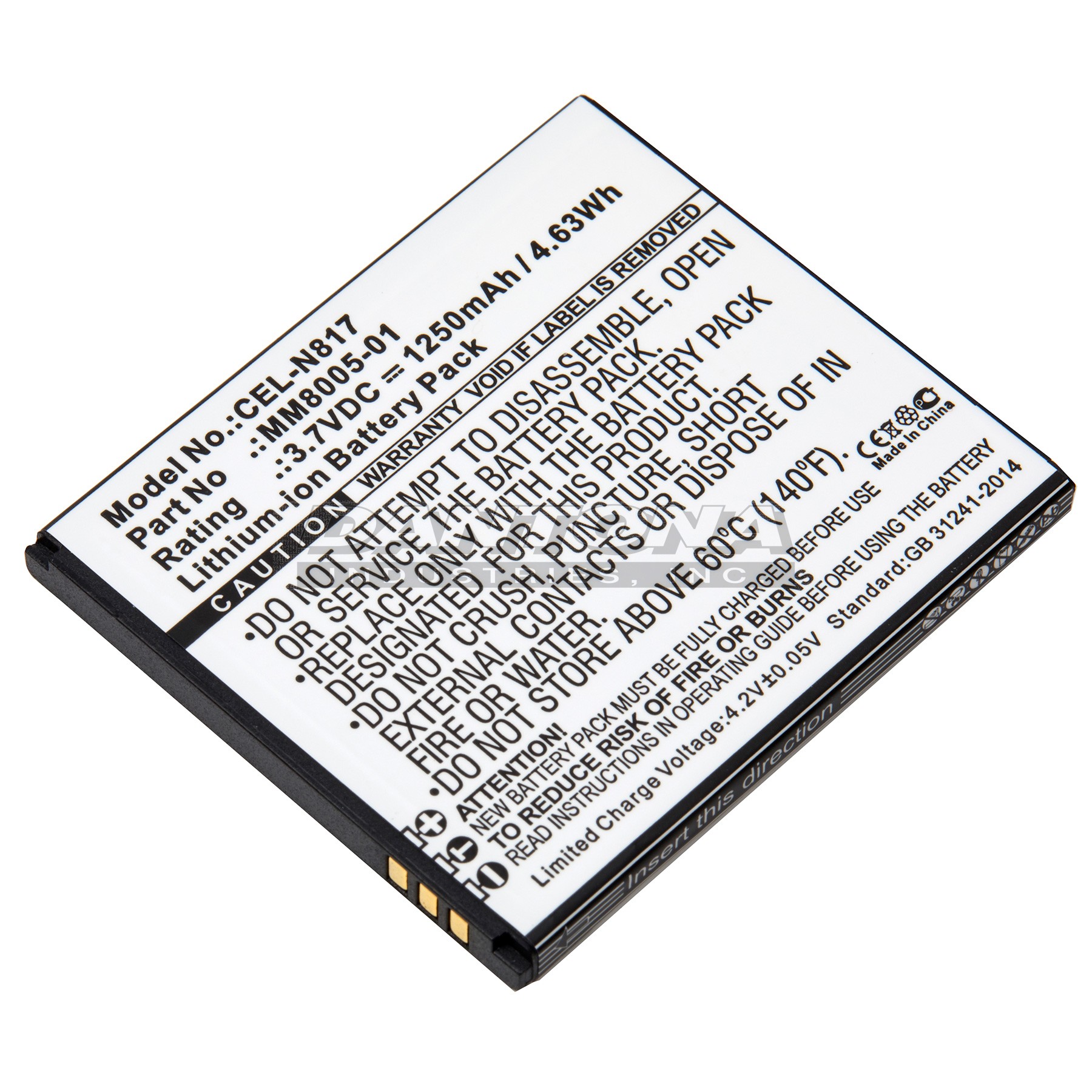 cel-n817|cel-n817|cel-n817-2 Battery