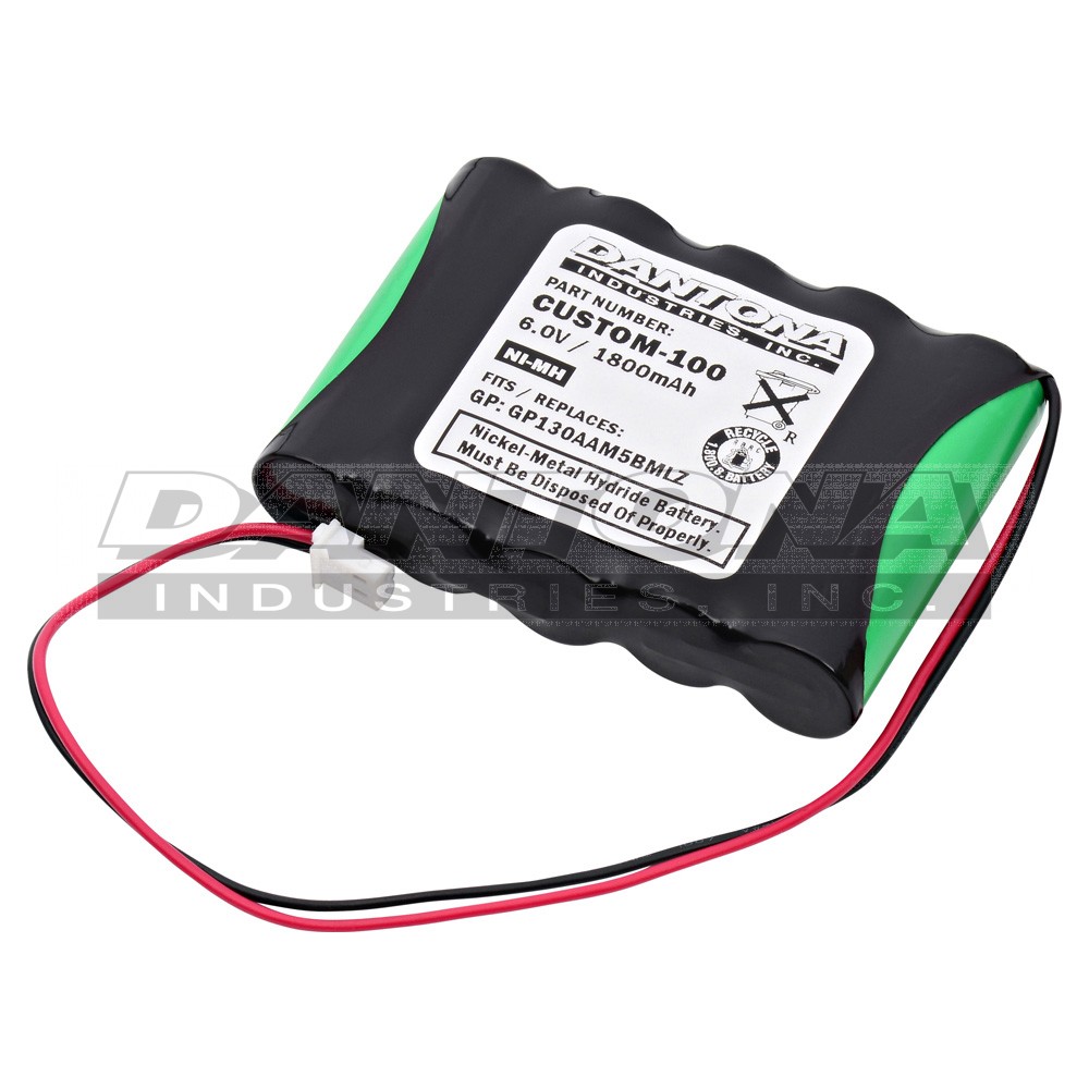 custom-100|custom-100|custom-100-2 Battery|Nickel Metal Hydride|NiMH/NiCD Packs