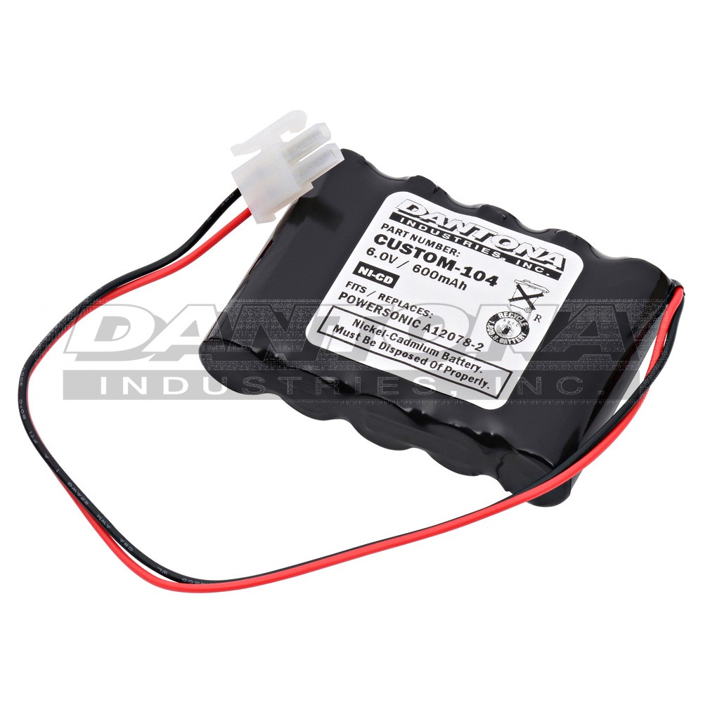 custom-104|custom-104|custom-104-2 Battery|Nickel Cadmium|NiMH/NiCD Packs