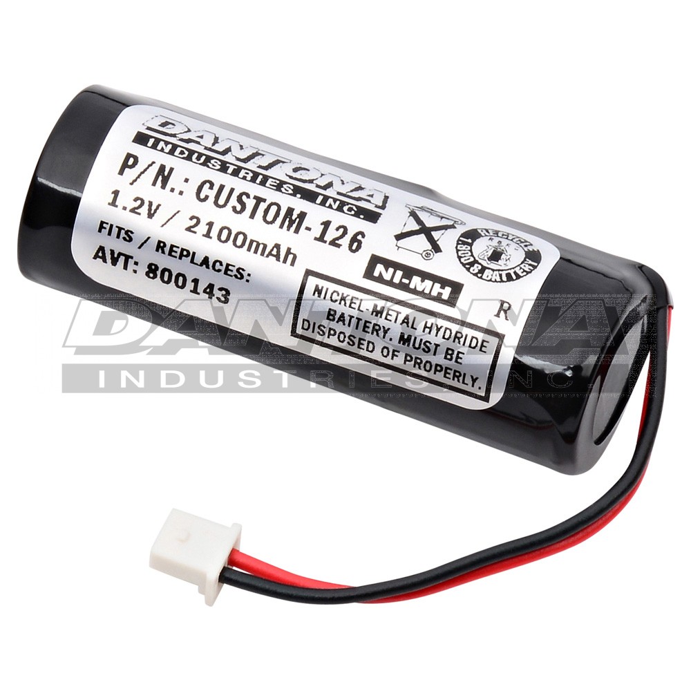 custom-126|custom-126|custom-126-2 Battery|Nickel Metal Hydride|NiMH/NiCD Packs
