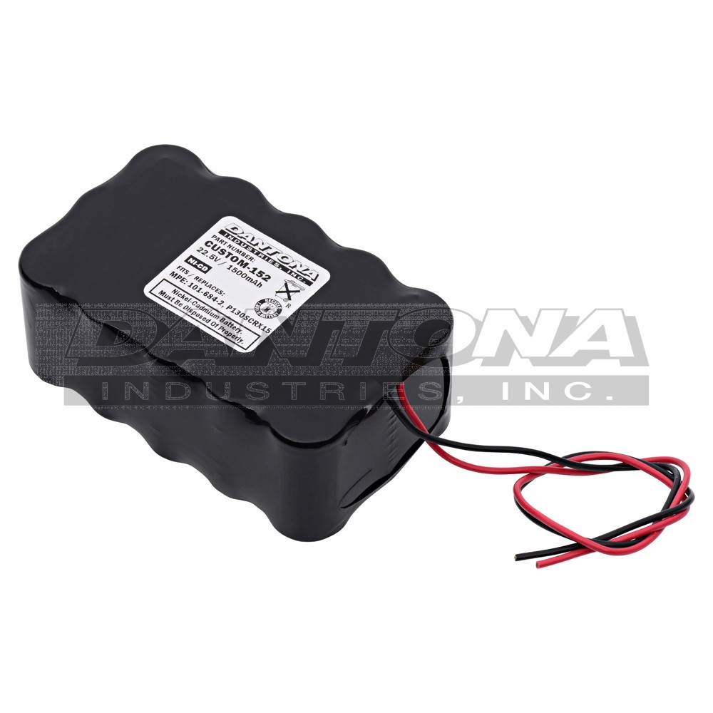 custom-152|custom-152|custom-152-2 Battery|Nickel Cadmium|NiMH/NiCD Packs