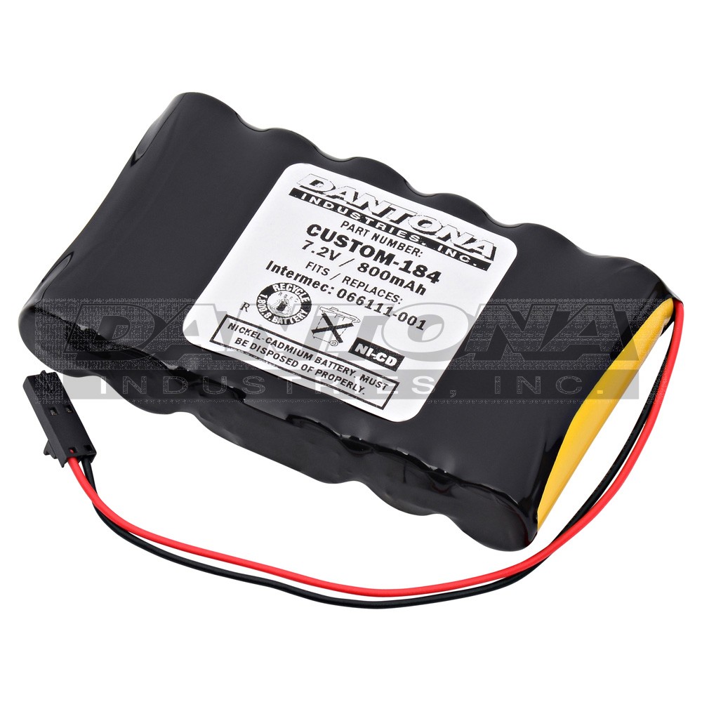 custom-184|custom-184|custom-184-2 Battery|Nickel Cadmium|NiMH/NiCD Packs