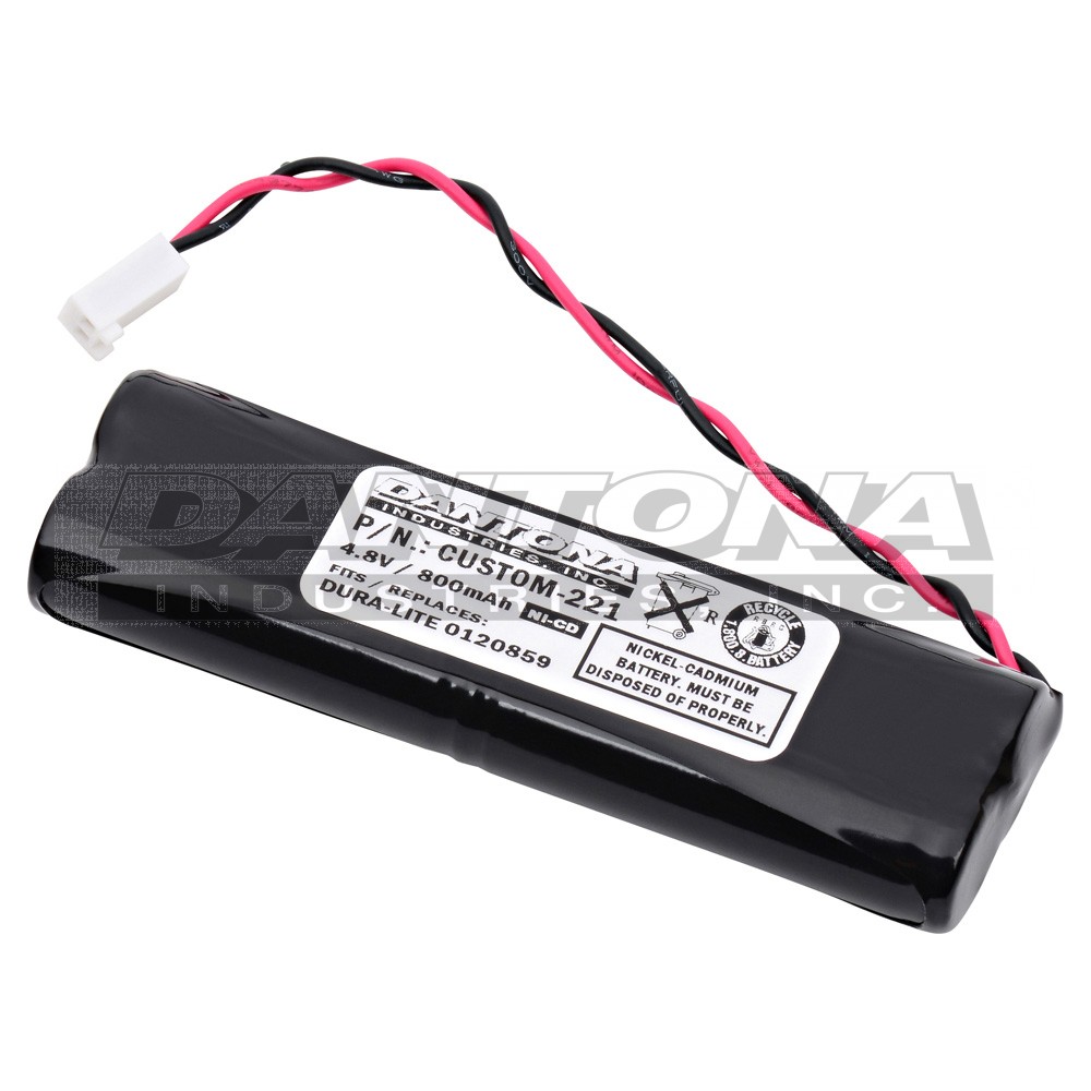 custom-221|custom-221|custom-221-2 Battery|Nickel Cadmium|NiMH/NiCD Packs