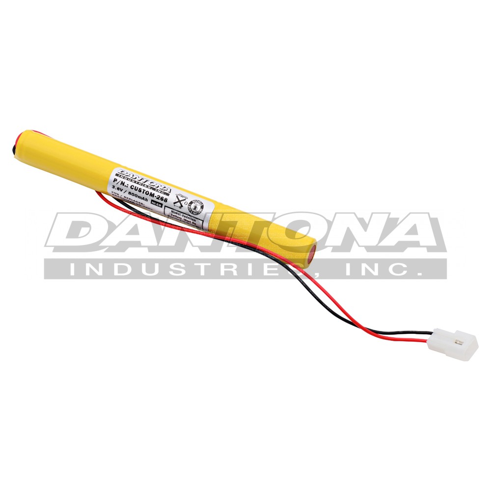 custom-268|custom-268|custom-268-2 Battery|Nickel Cadmium|NiMH/NiCD Packs
