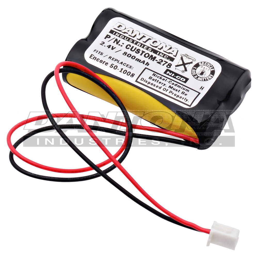 custom-278|custom-278|custom-278-2 Battery|Nickel Cadmium|NiMH/NiCD Packs
