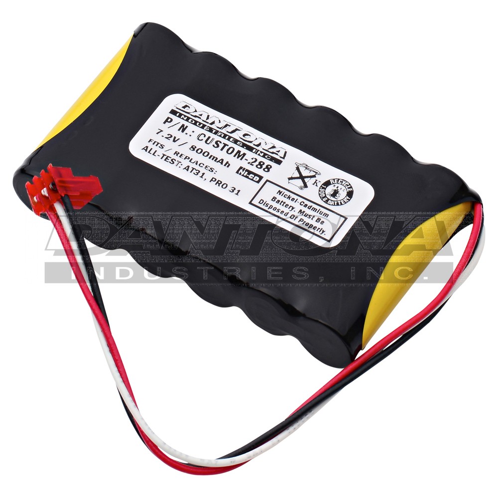 custom-288|custom-288|custom-288-2 Battery|Nickel Cadmium|NiMH/NiCD Packs