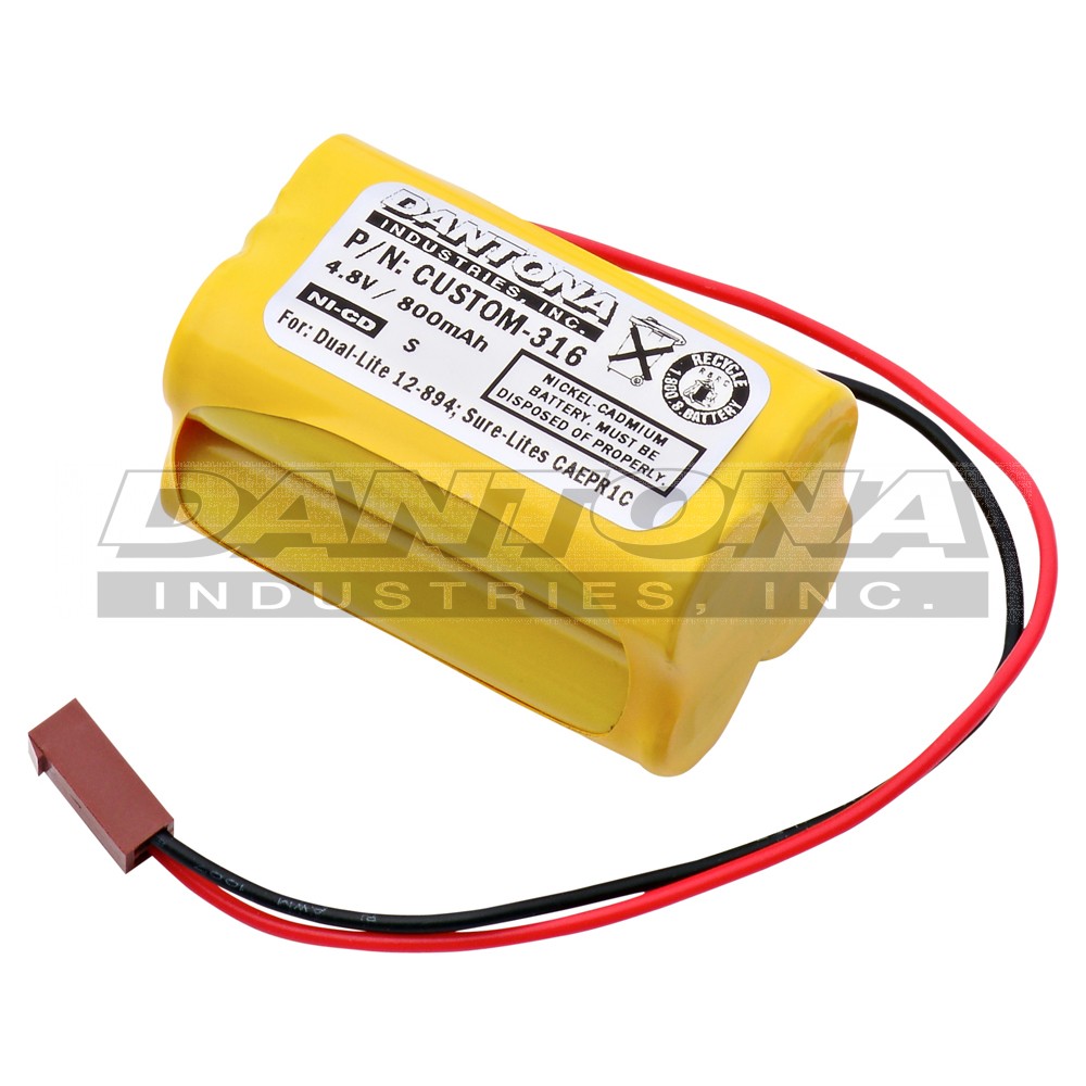custom-316__1|custom-316__1|custom-316__1-2 Battery|Nickel Cadmium|NiMH/NiCD Packs