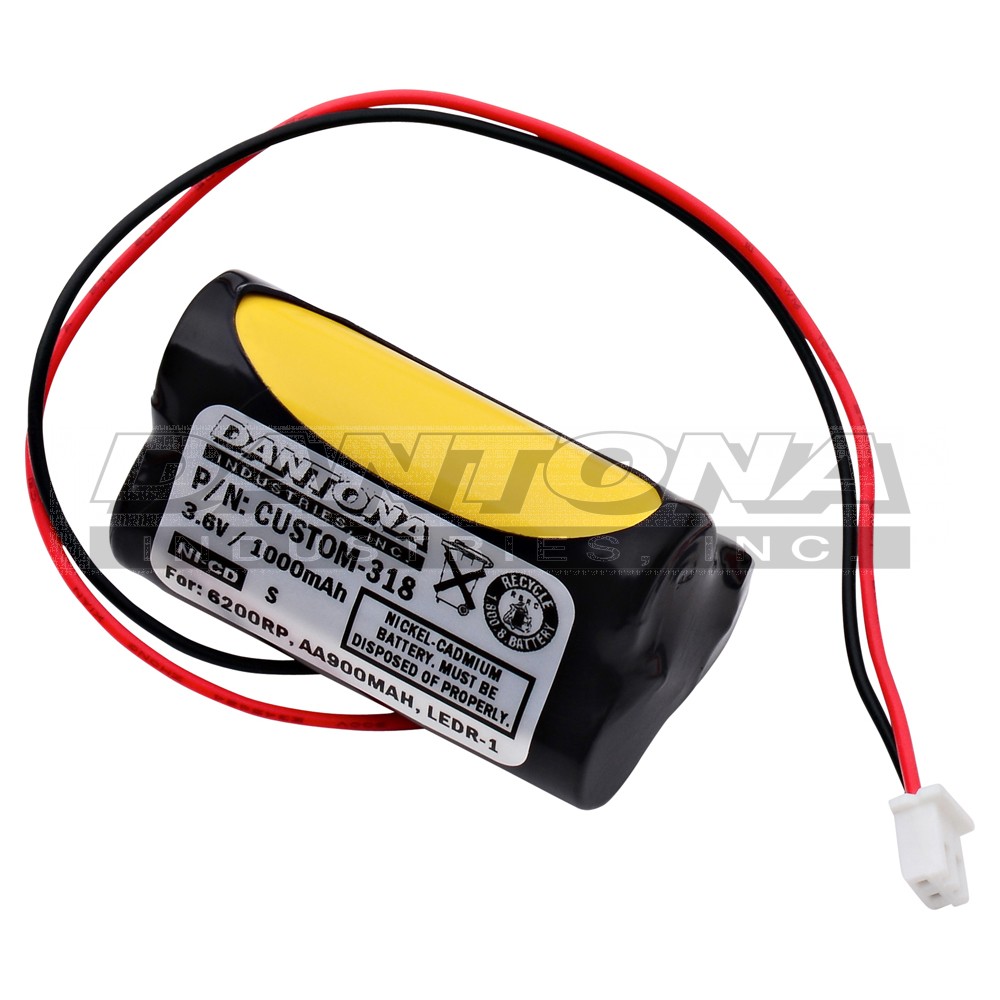 custom-318|custom-318|custom-318-2 Battery|Nickel Cadmium|NiMH/NiCD Packs