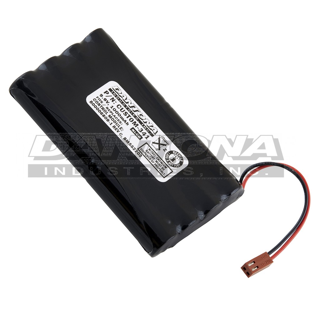 custom-341|custom-341|custom-341-2 Battery|Nickel Cadmium|NiMH/NiCD Packs