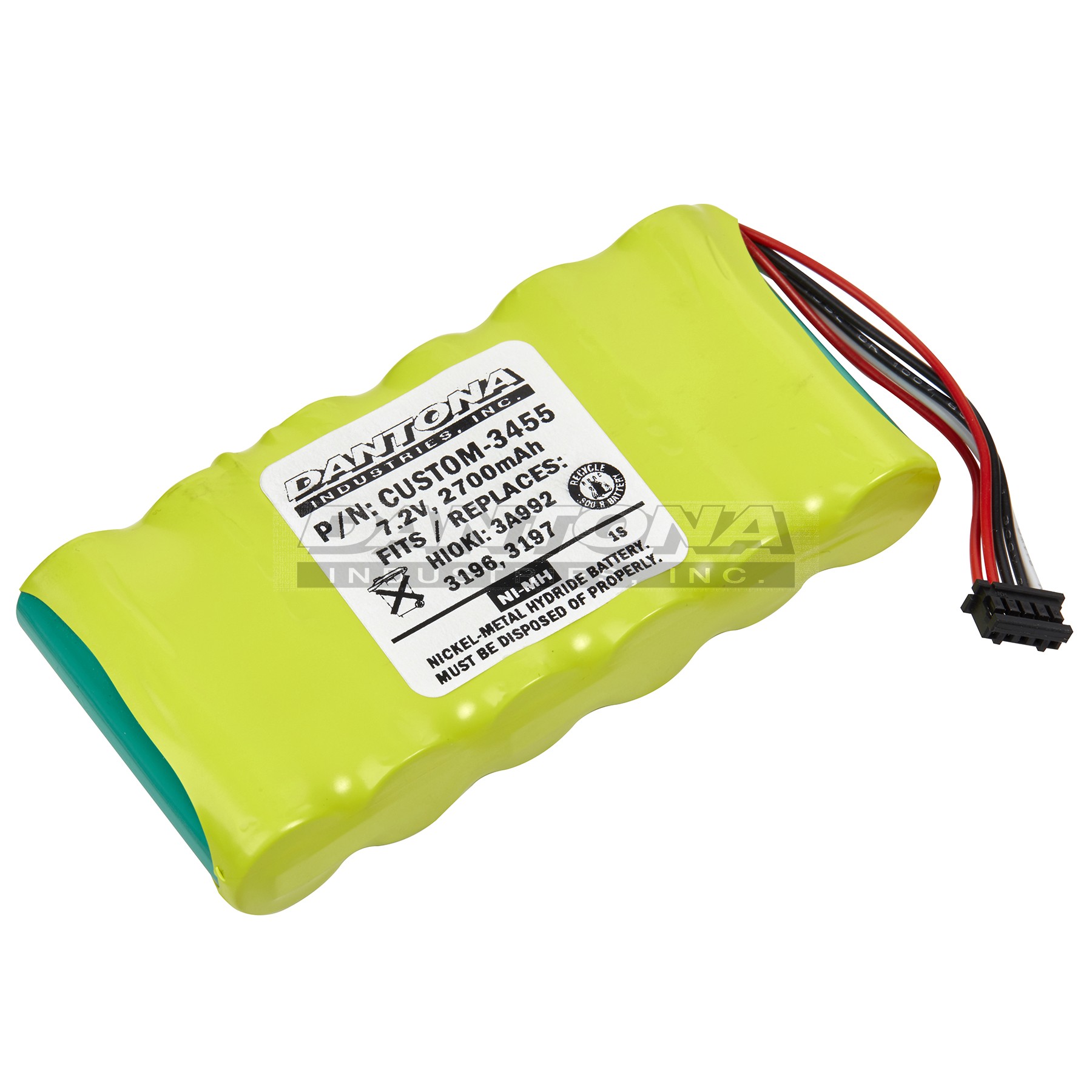 custom-3455|custom-3455|custom-3455-2 Battery|Nickel Metal Hydride|NiMH/NiCD Packs