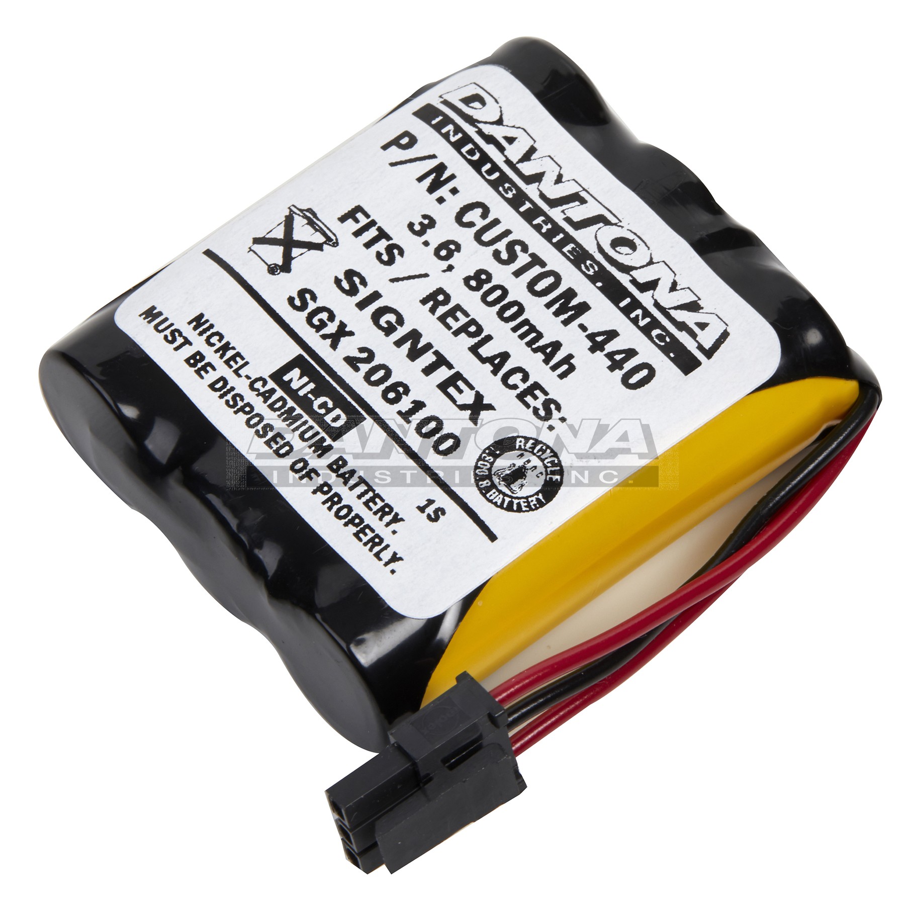 custom-440|custom-440|custom-440-2 Battery|Nickel Cadmium|NiMH/NiCD Packs