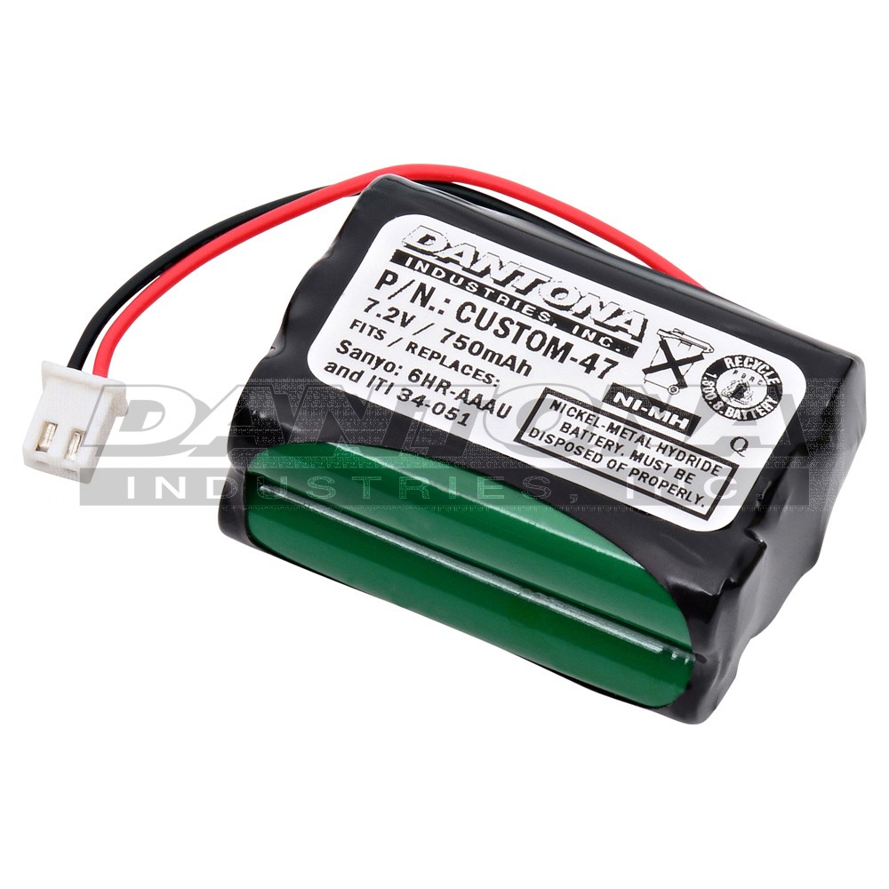 custom-47|custom-47|custom-47-2 Battery|Nickel Metal Hydride|NiMH/NiCD Packs