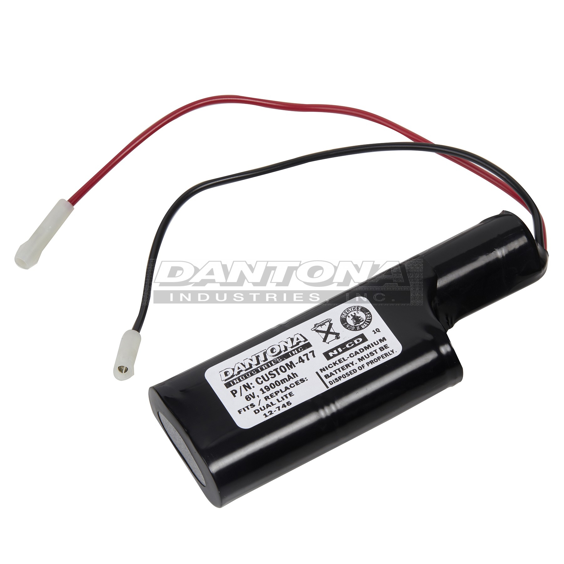 custom-477|custom-477|custom-477-2 Battery|Nickel Cadmium|NiMH/NiCD Packs