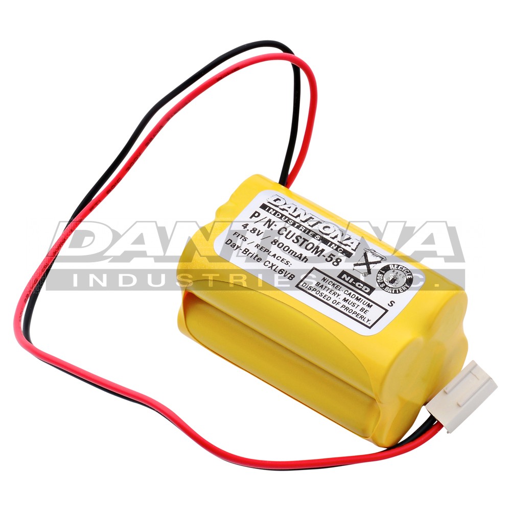 custom-58|custom-58|custom-58-2 Battery|Nickel Cadmium|NiMH/NiCD Packs