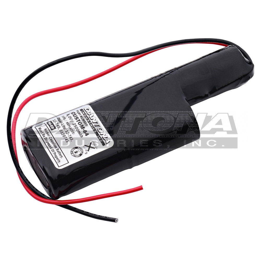 custom-64|custom-64|custom-64-2 Battery|Nickel Cadmium|NiMH/NiCD Packs