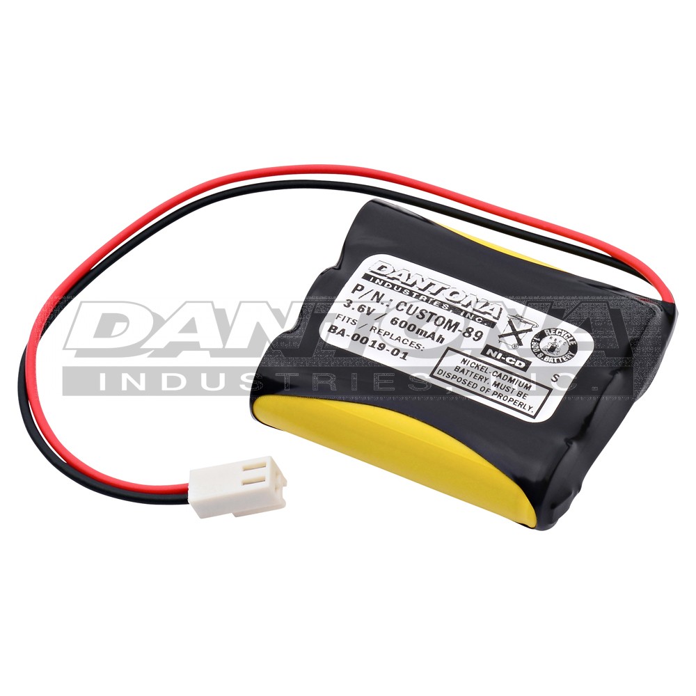 custom-89|custom-89|custom-89-2 Battery|Nickel Cadmium|NiMH/NiCD Packs