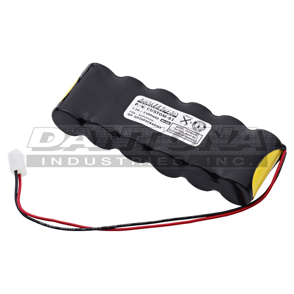 custom-91|custom-91|custom-91-2 Battery|Nickel Cadmium|NiMH/NiCD Packs