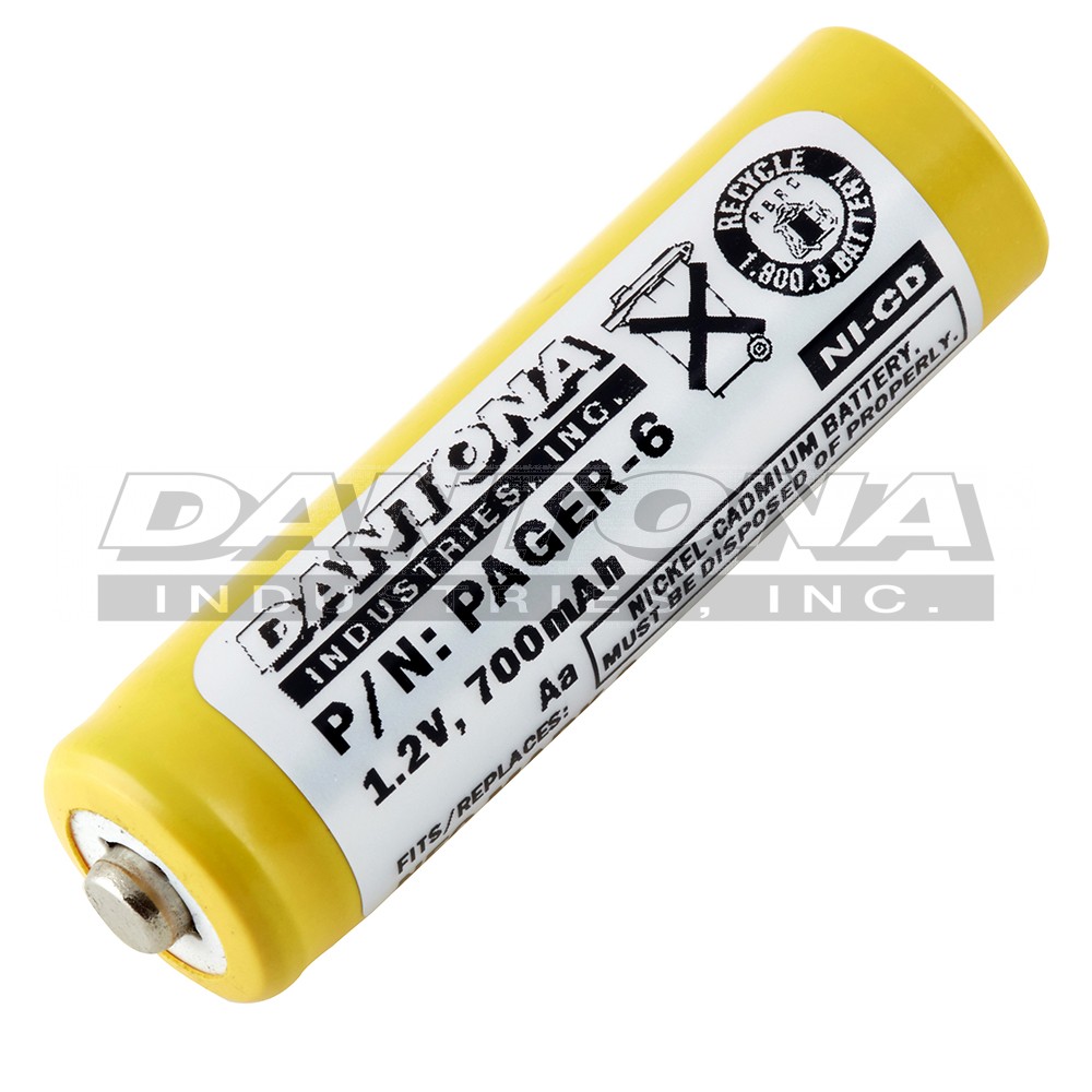 pager-6|pager-6|pager-6-2 Battery|Nickel Cadmium|NiMH/NiCD Packs