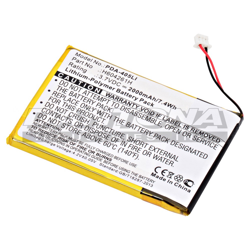 pda-405li|pda-405li|pda-405li-2 Battery