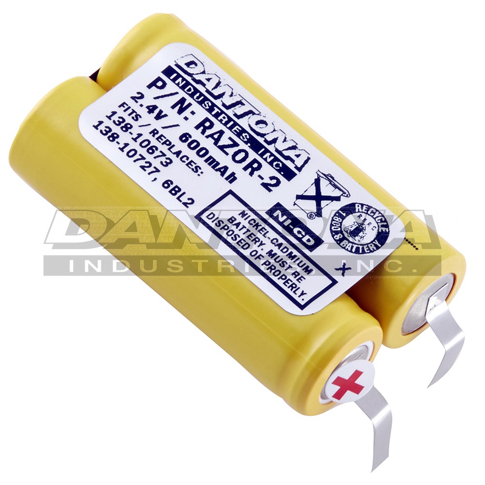 razor-2|razor-2|razor-2-2 Battery|Nickel Cadmium|NiMH/NiCD Packs