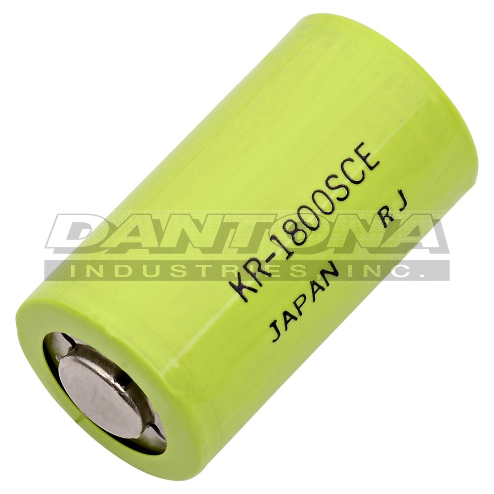 sc-1800-sanyo|sc-1800-sanyo|sc-1800-sanyo-2 1.2V Flat Top|1.2V Flat Top (Bulk)|Battery|Tech Cells