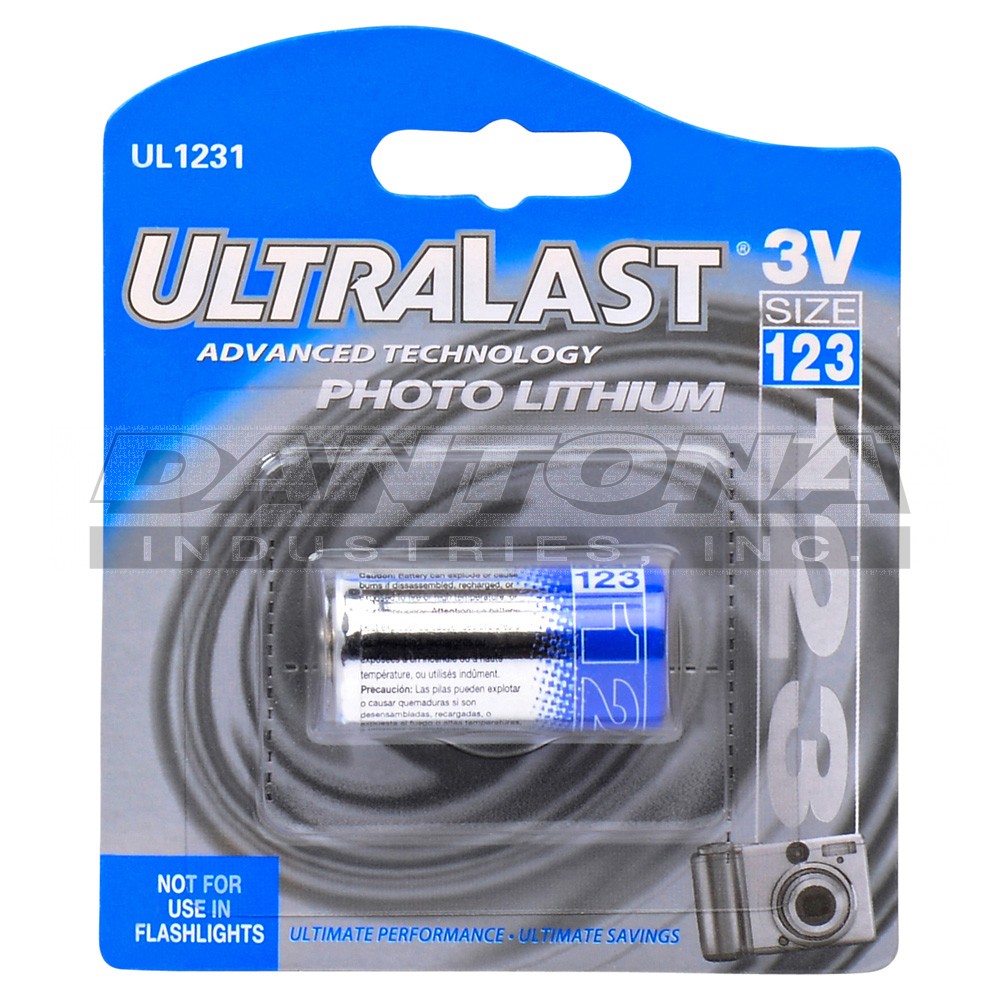 ul1231|ul1231|ul1231-2 Battery|Non-Rechargeable CR-123A