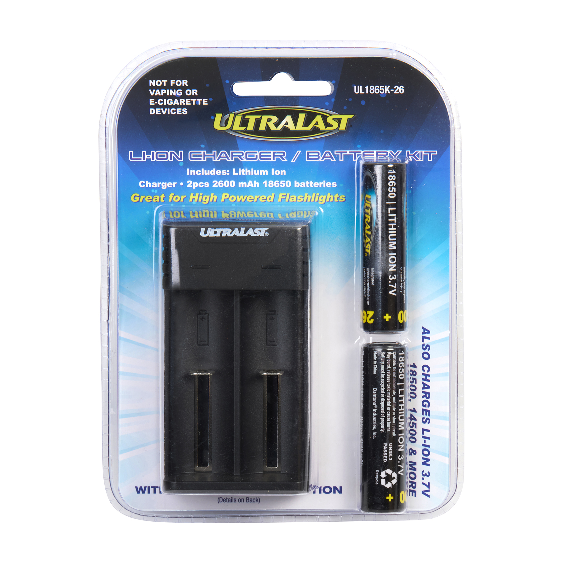 ul1865k-26 Flashlight|Rechargeable 18650