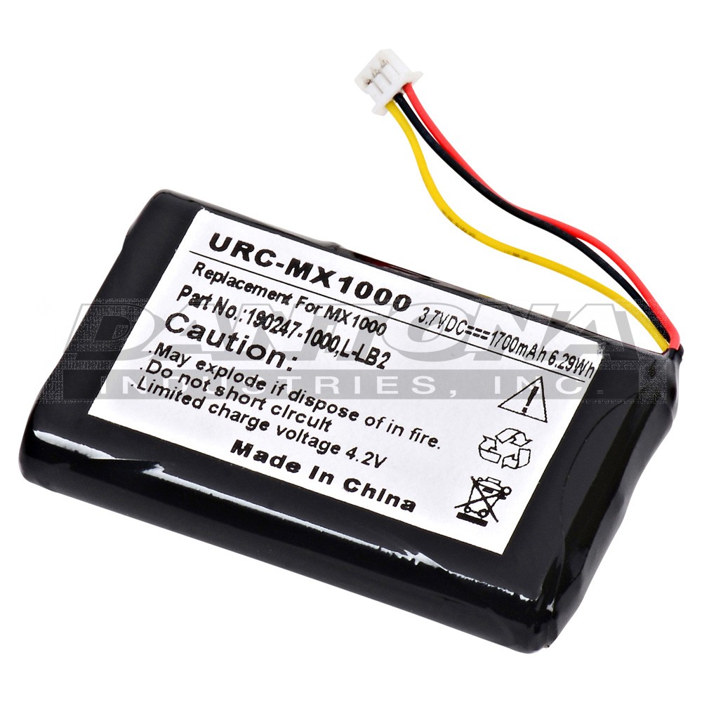 urc-mx1000|urc-mx1000|urc-mx1000-2 Battery